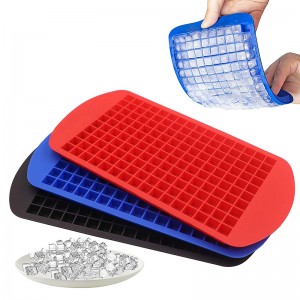 Потребителски дизайн, силиконови мини лед куба тави за охлаждане на коктейл за уиски